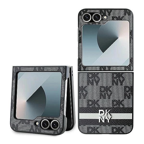 Etui DKNY Chequered Pattern Printed Stripes na Samsung Galaxy Z Flip 6