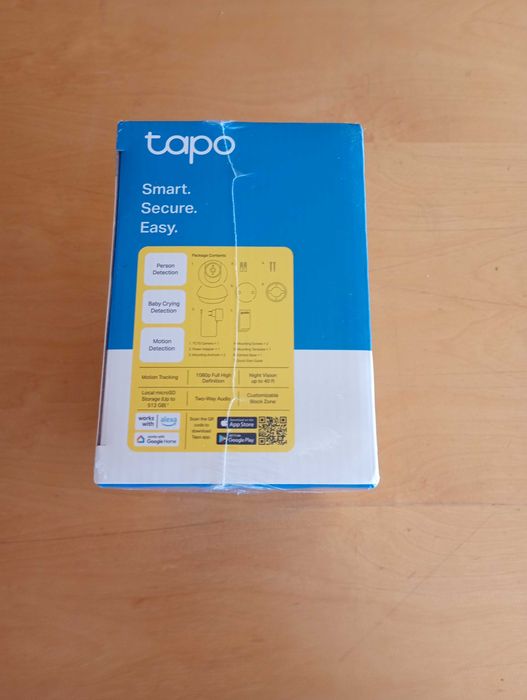 Câmara tapo Pan/Tilt - tp-70-Home Security Wi-Fi Camera - 1080p Full