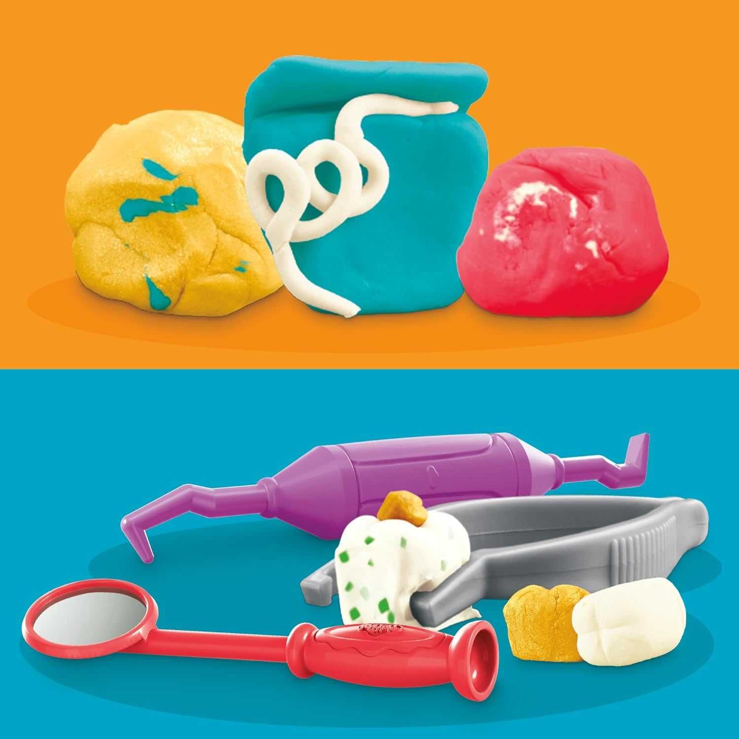 ОРИГИНАЛ! Набор пластилина Play-Doh Мистер зубастик Плей До