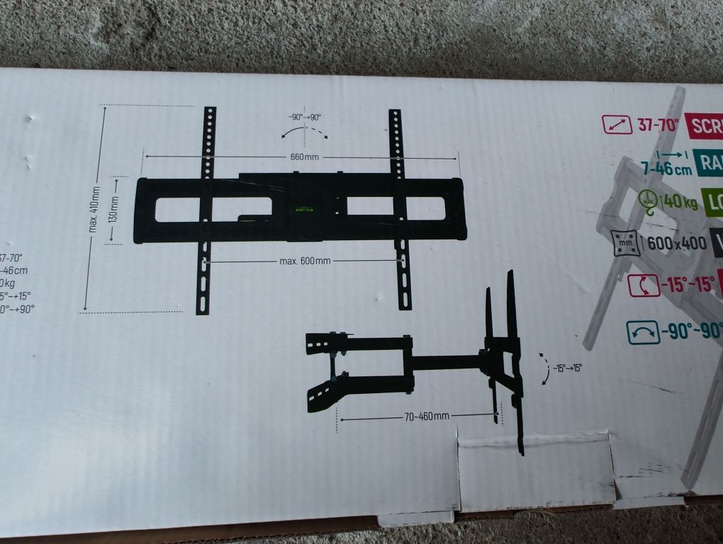 Uchwyt do telewizora 37-70"