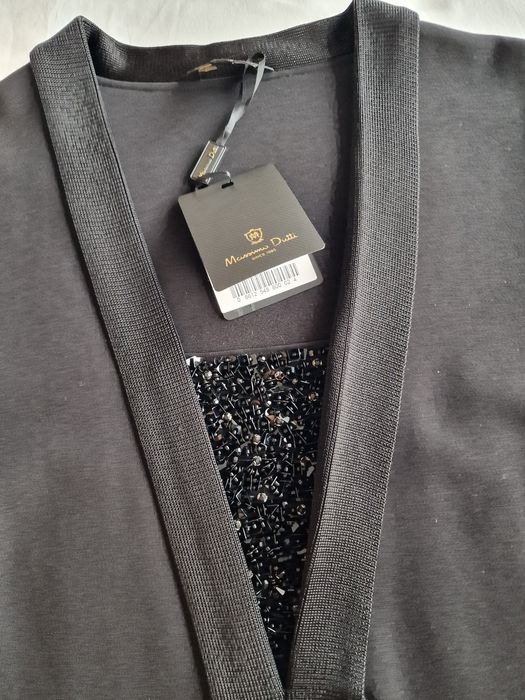 Vestido elegante preto Massimo Dutti