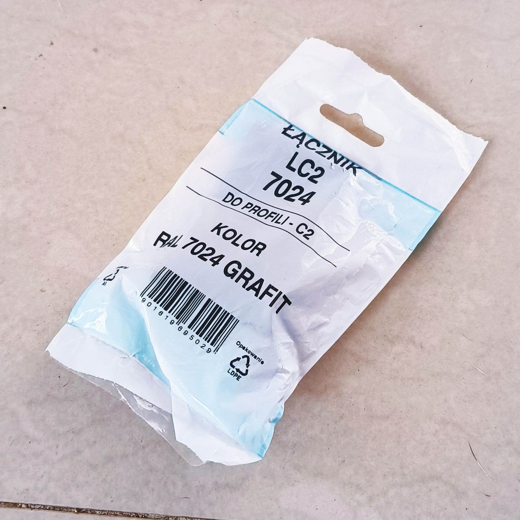 Łącznik Renoplast LC2 kolor grafit