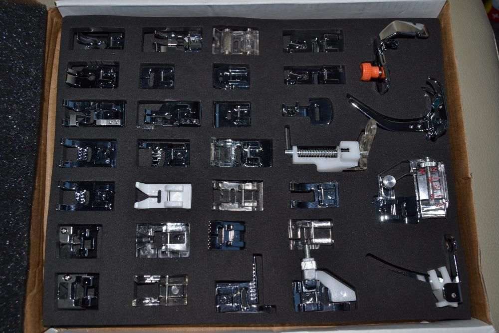 Calcadores para máquina costura - 32 peças