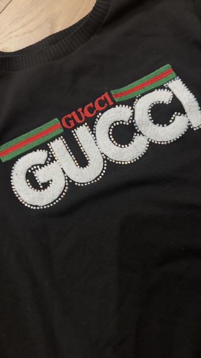 Gucci sweter L/xl czarny miękki
