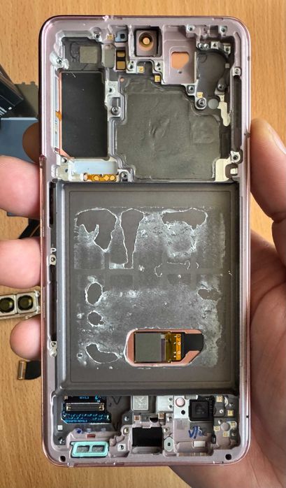 100% оригинальный дисплей Samsung Galaxy S21 5G Phantom Pink SM-G991B