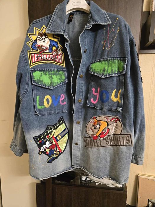 Damska bluzka jeansowa