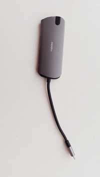Хаб Energea AluHub HDpro USB-C Aluminium (Silver)