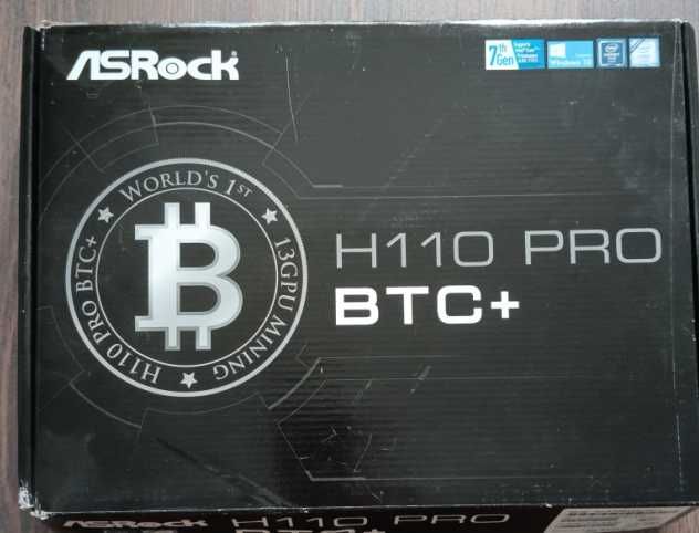 Материнская плата ASRock H110 Pro + процессор + память