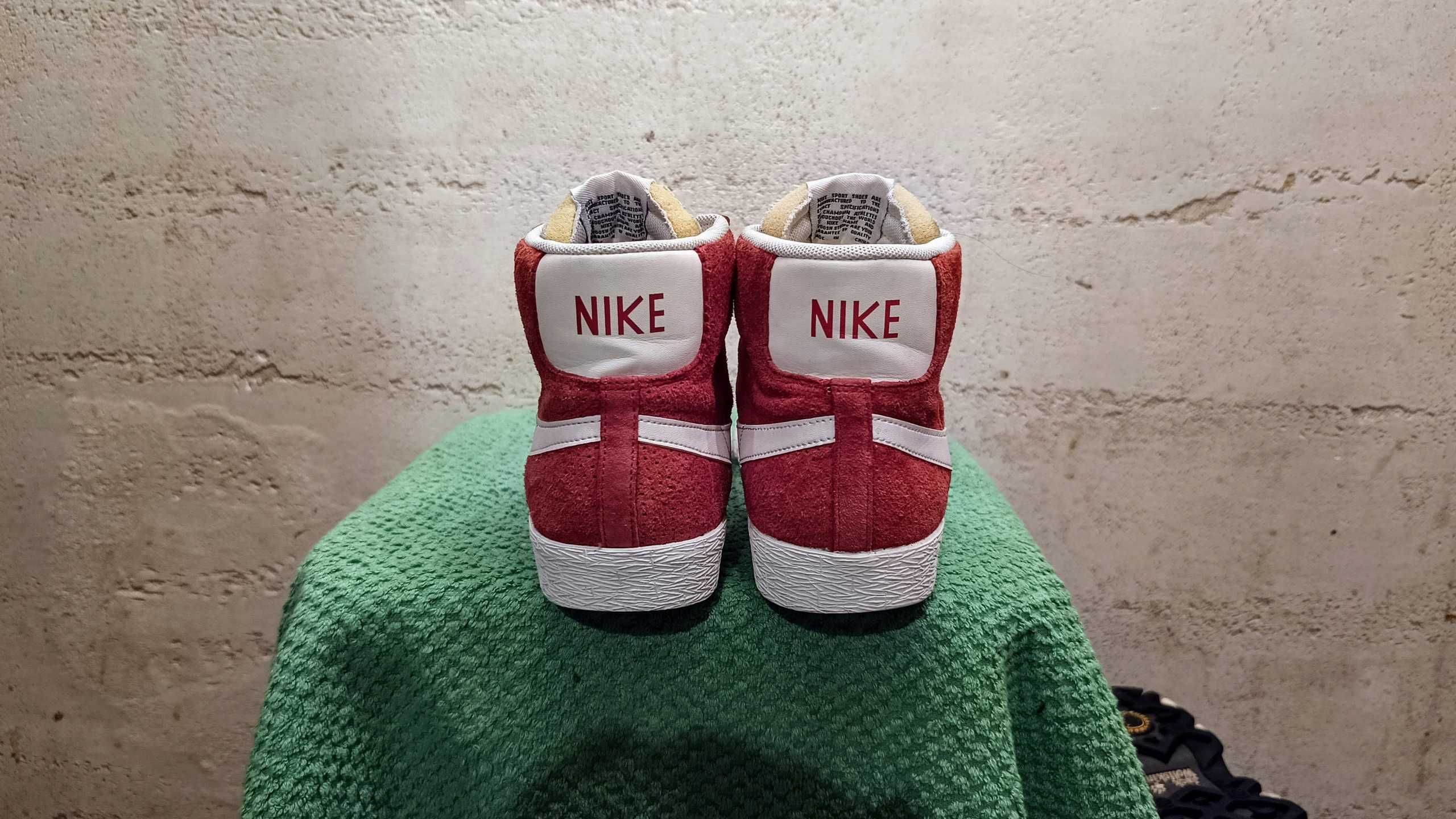 Wysokie sneakersy NIKE BLAZER MID SUEDE r.40 skóra stan bardzo dobry