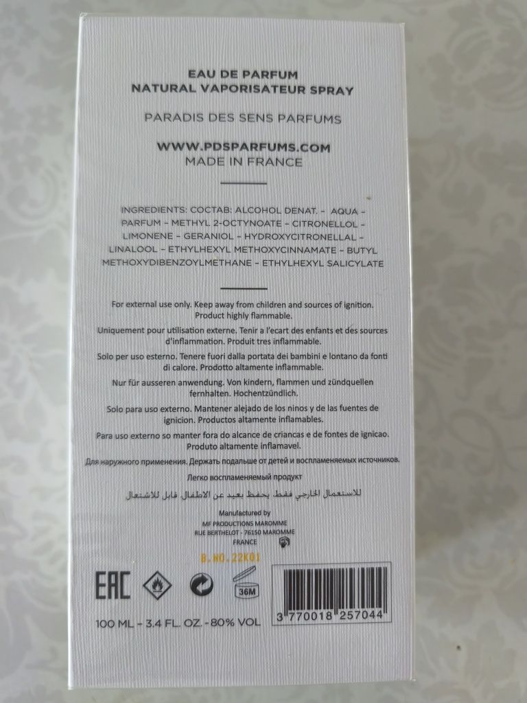 Perfum Paradis des sens Arcadia 100ml