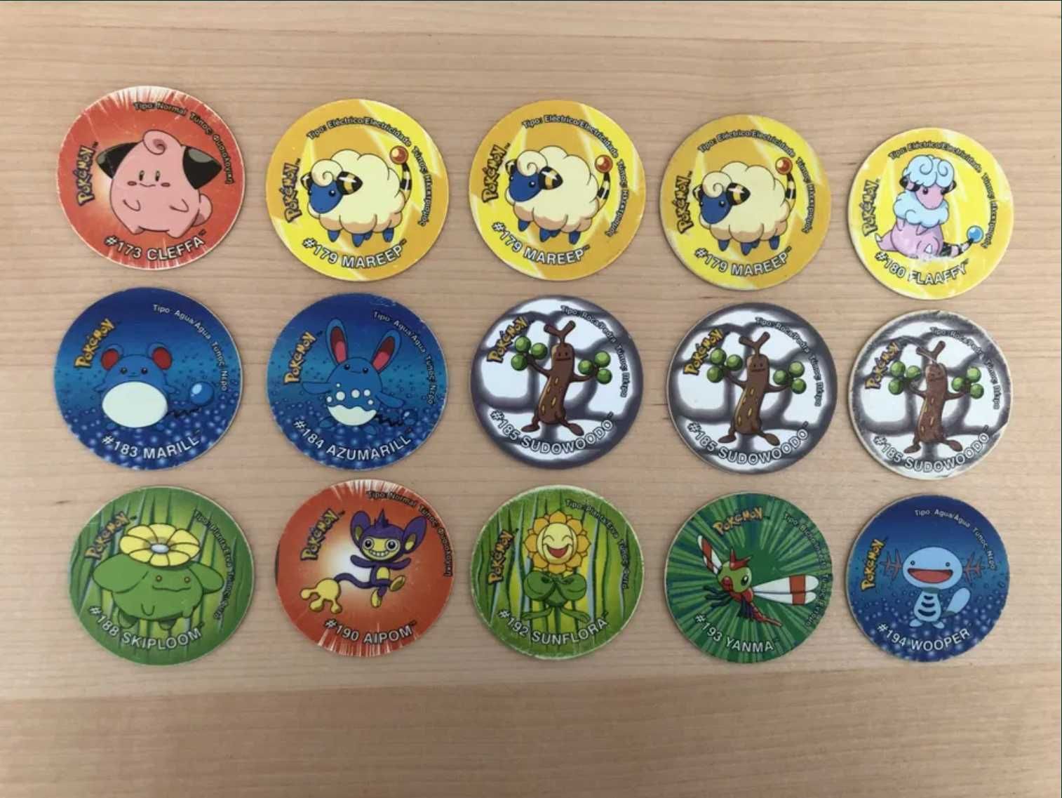 Pokemon Tazos 3 (Matutano)