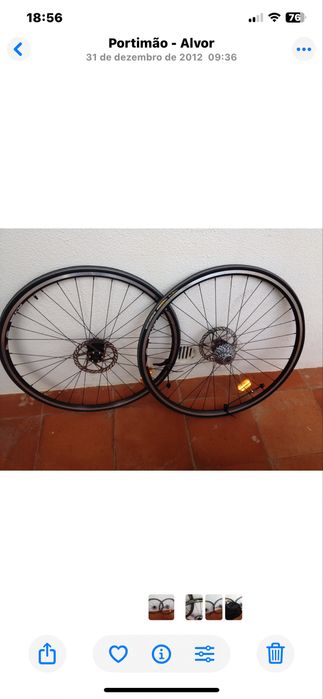 Conjunto rodas full carbone 26”