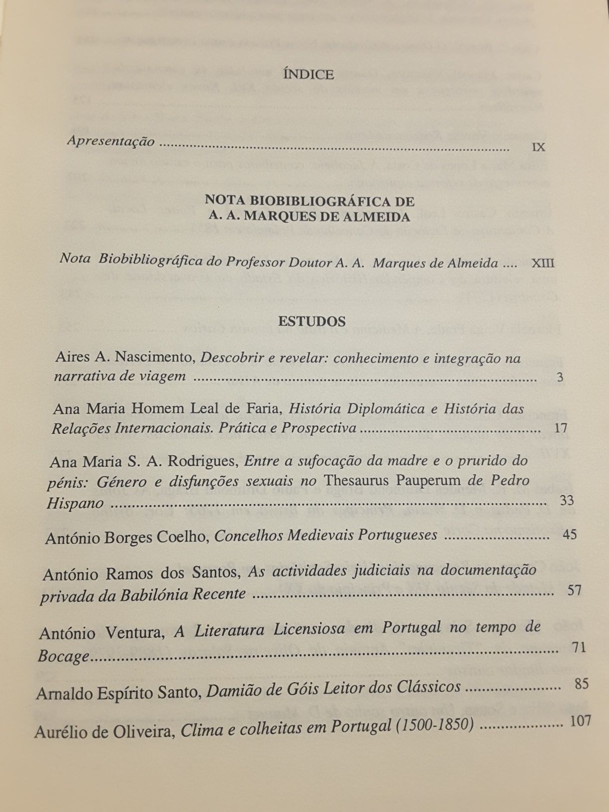 Rumos e Escrita da História / Congresso Beirão (1967)