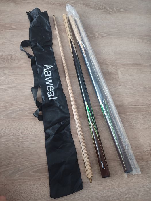 Kije bilardowe nowe nieużywane 4 SZTUKI pełny komplet