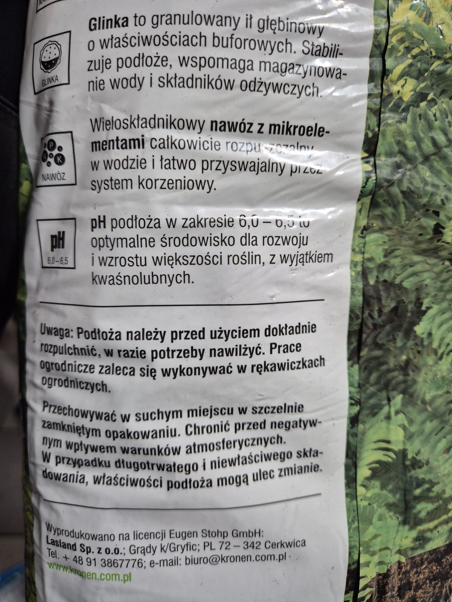 Ziemia do paproci KRONEN 5L