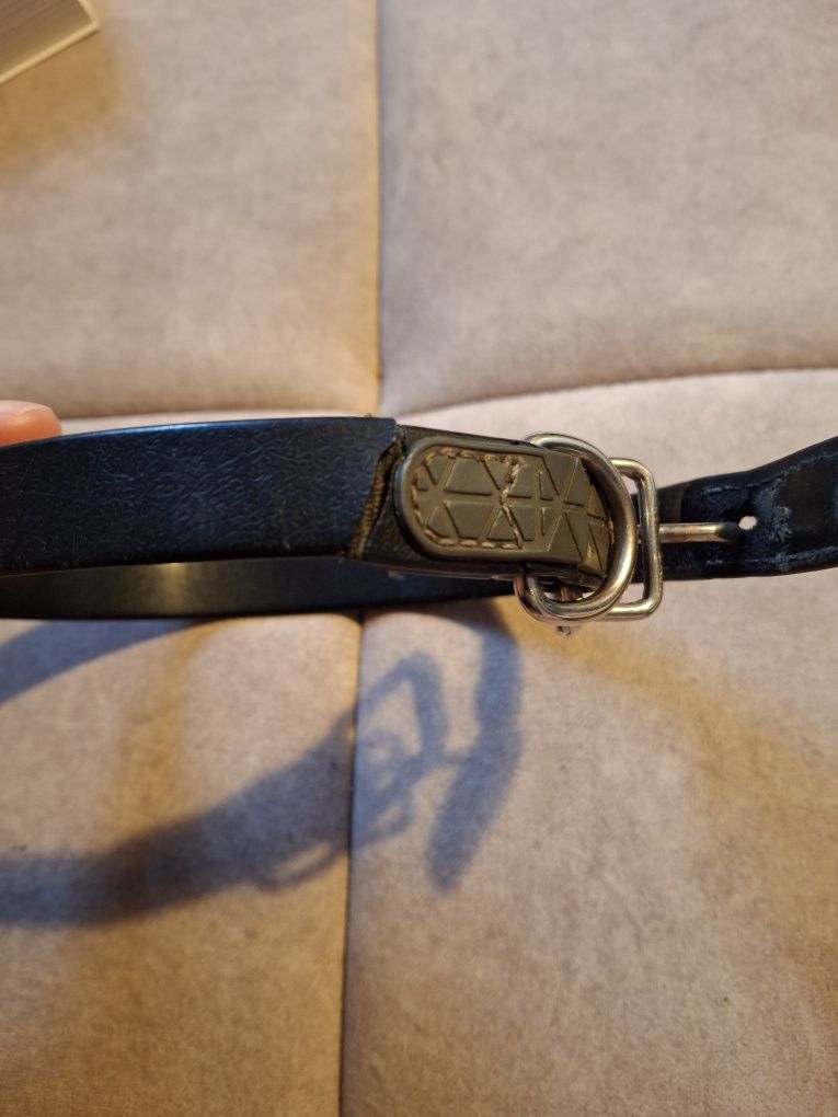 Obroża dla psa skórzana Hunter 30-38 cm czarna