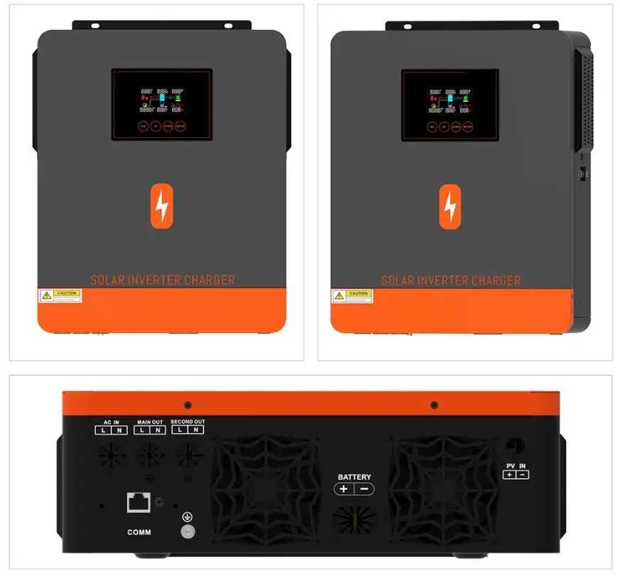 Гібридний Інвертор Сонячний PowerMR 4200W (24V) POW-HVM4.2 для LiFePO4