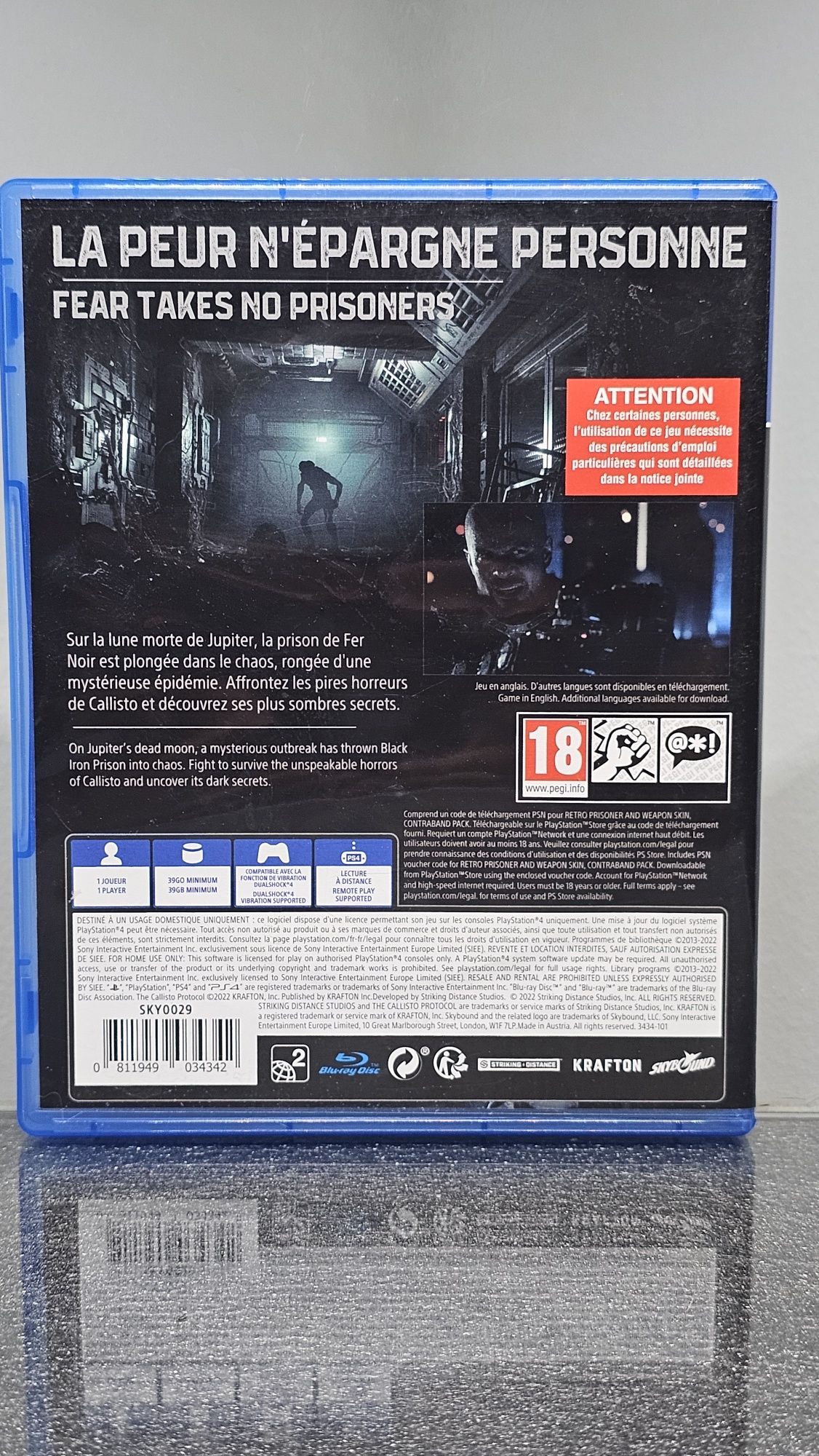 The Callisto Protocol Day One Edition PS4 PlayStation 4 Dead Space