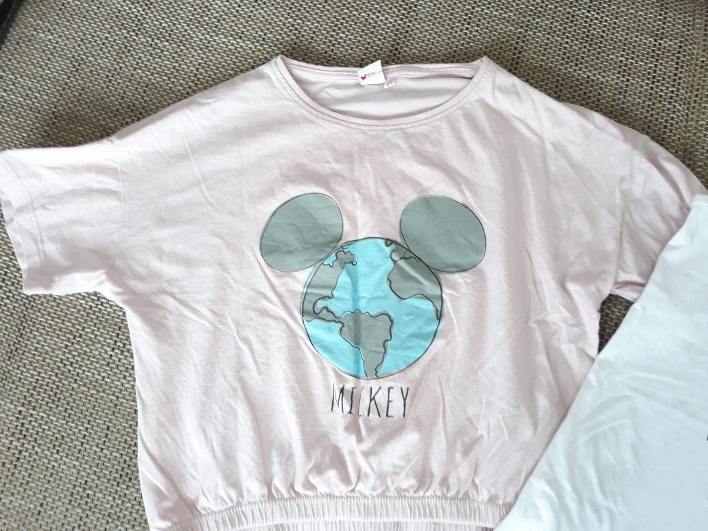 Letnie koszulki dziewczęce Mickey Mouse