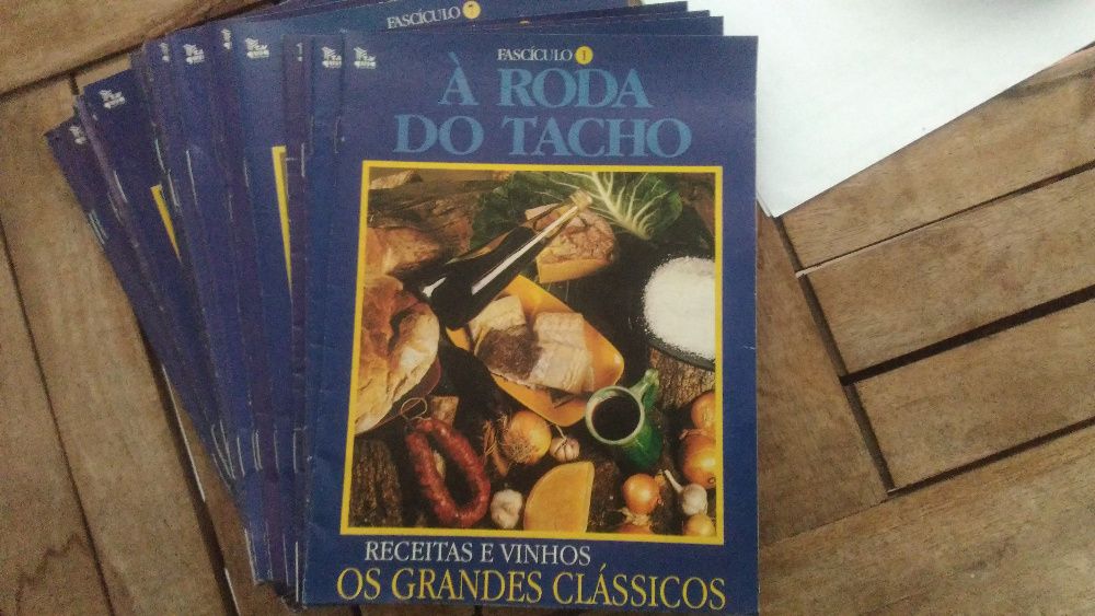 Revistas de receitas de culinaria "À Roda do Tacho"