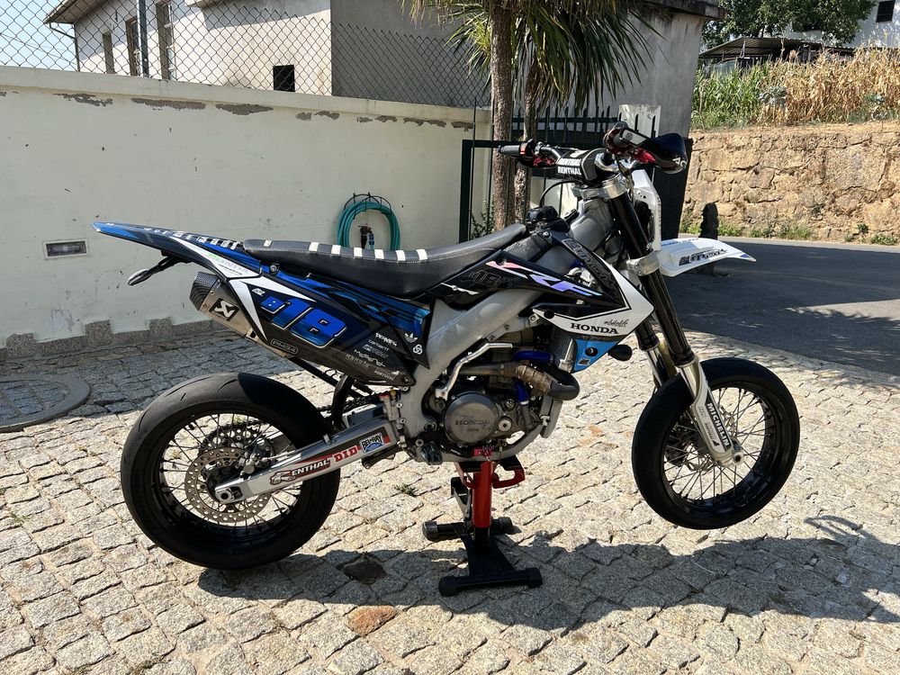Honda CRF450R supermotard