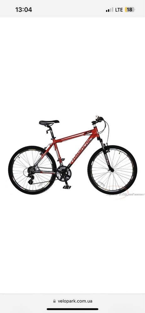 Велосипед Comanche Niagara M 26" 17" Red