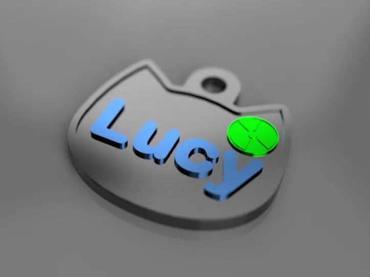 Etiqueta Personalizada para coleira de gato