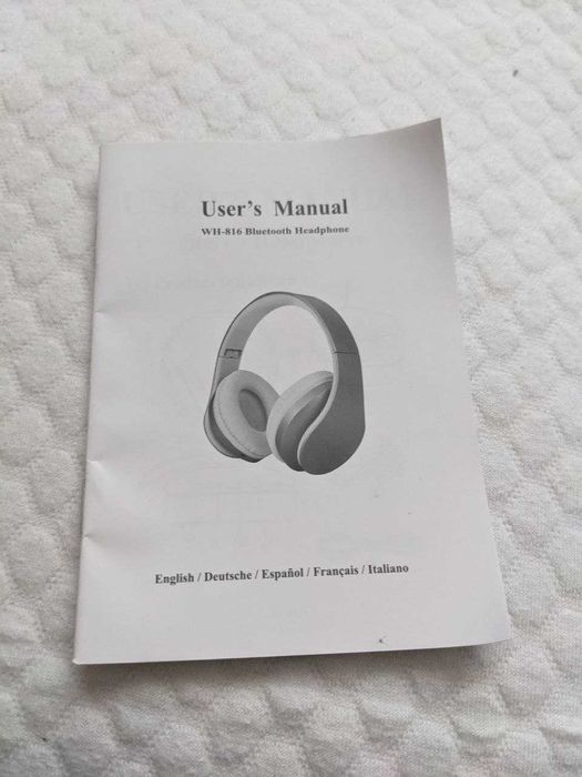 Беспроводные Bluetooth-наушники Zihnic WH-816 с поддержкой MicroSD