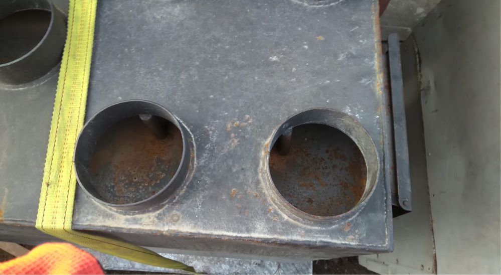 Piec nadmuchowy duza koza 40kw
