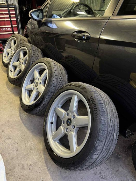 Alufelgi/ koła 5x120 BMW 225/45/17 piękny komplet/ nowe opony