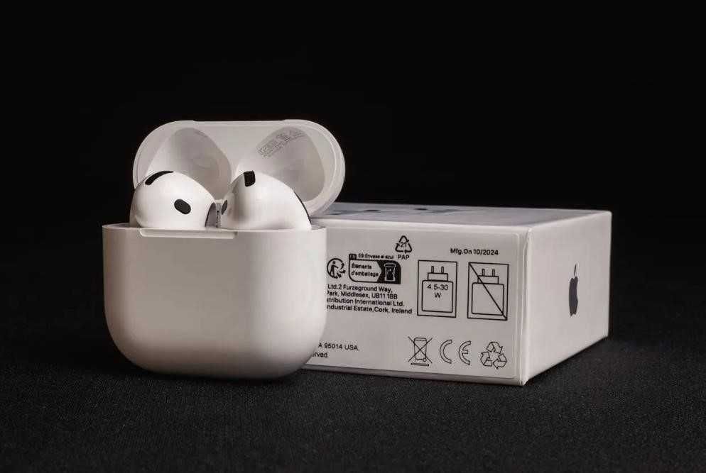 Беспроводные аирподс 4 1в1 с ори Premium качество