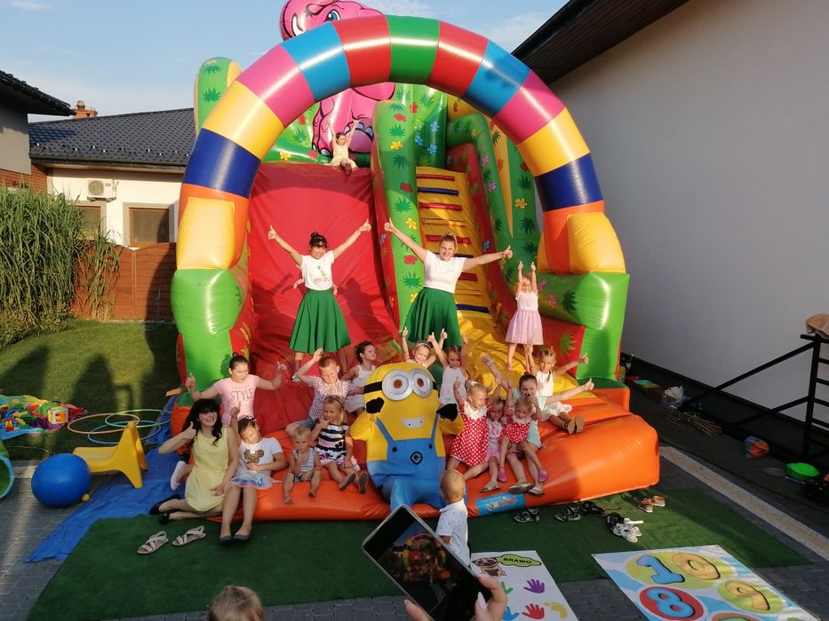 Animacje dla dzieci, zamek dmuchany, zjeżdżalnia dmuchana,