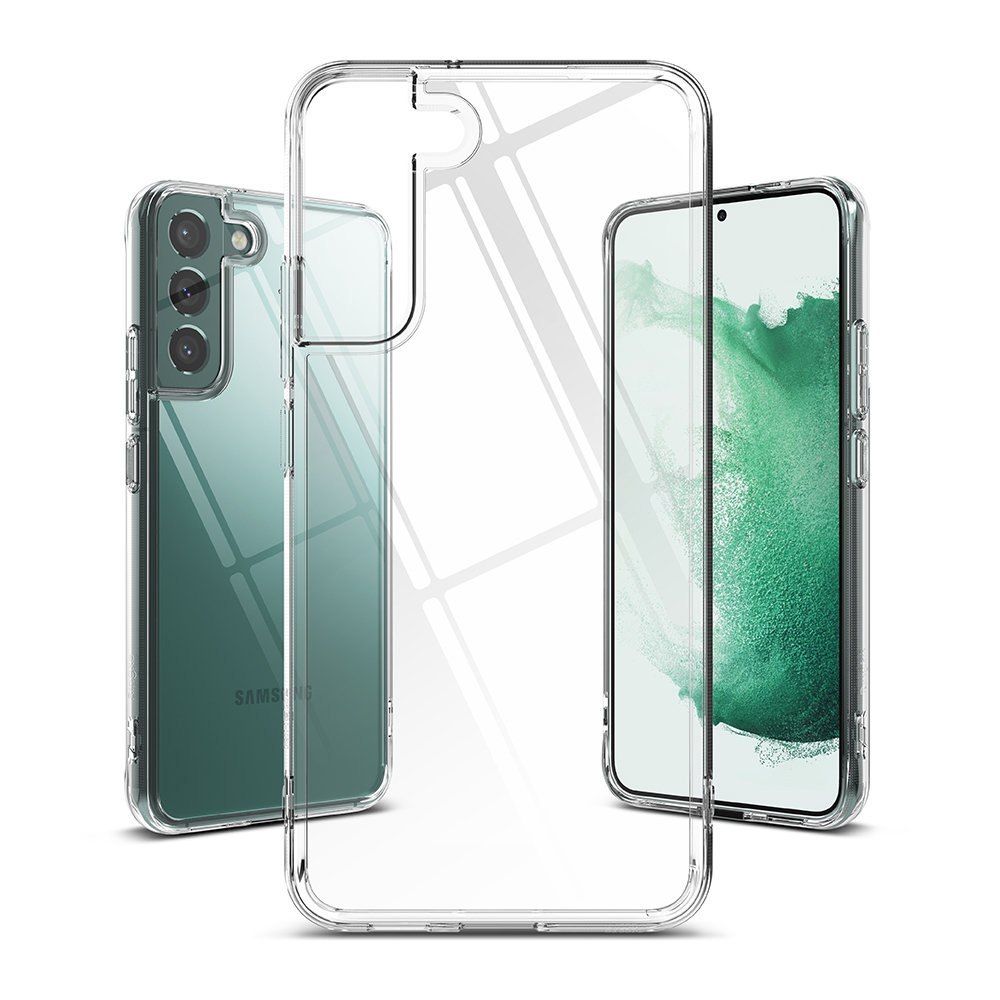 Etui Ringke Fusion Z Żelową Ramką Samsung Galaxy S22 Plus Przezroczyst