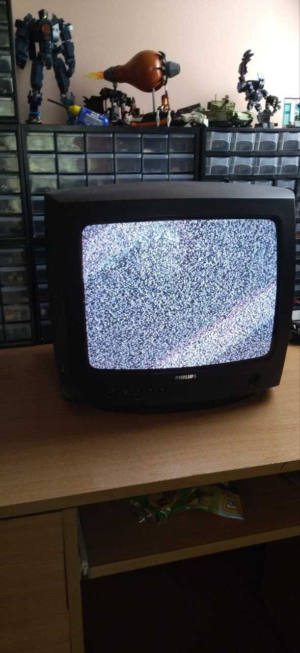 Телевізор катодно-променевий philips 14pt1563 14 " срібний