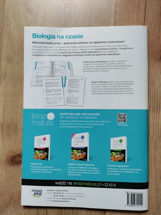 Biologia na czasie 2 maturalne karty pracy