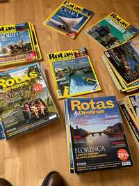 Coleção de revistas Rotas e Destinos