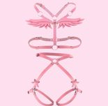 Conjunto de mulher em couro