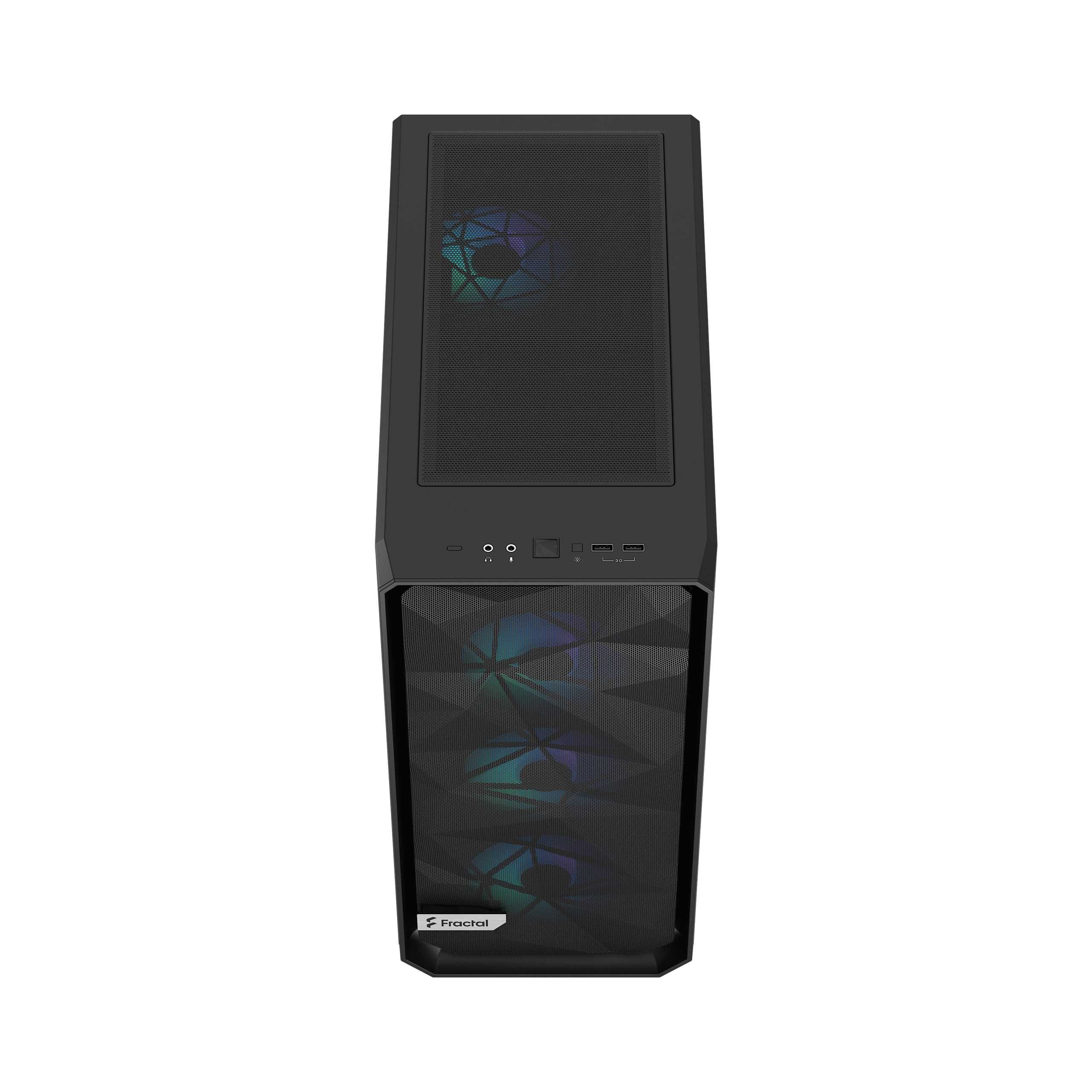 Корпус Fractal Design Meshify 2 Compact Lite RGB черный