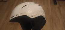 Kask narciarski dziewczęcy 54-58cm. Stan bdb.