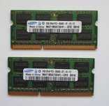 Pamięć RAM 2x2GB = 4GB SO-DIMM SODIMM DDR3 Samsung