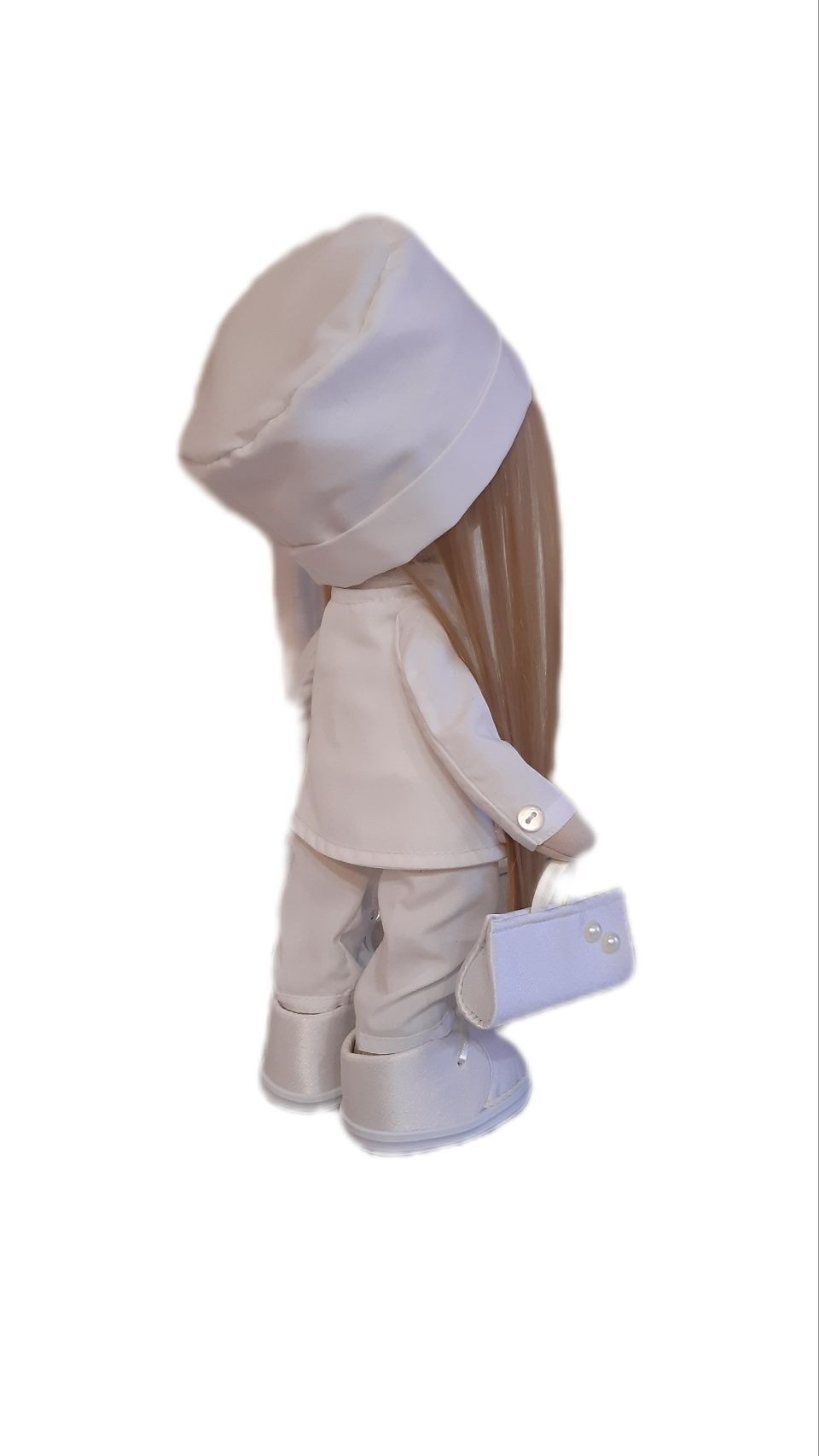 Текстильная кукла врач медицина ручной работы лялька