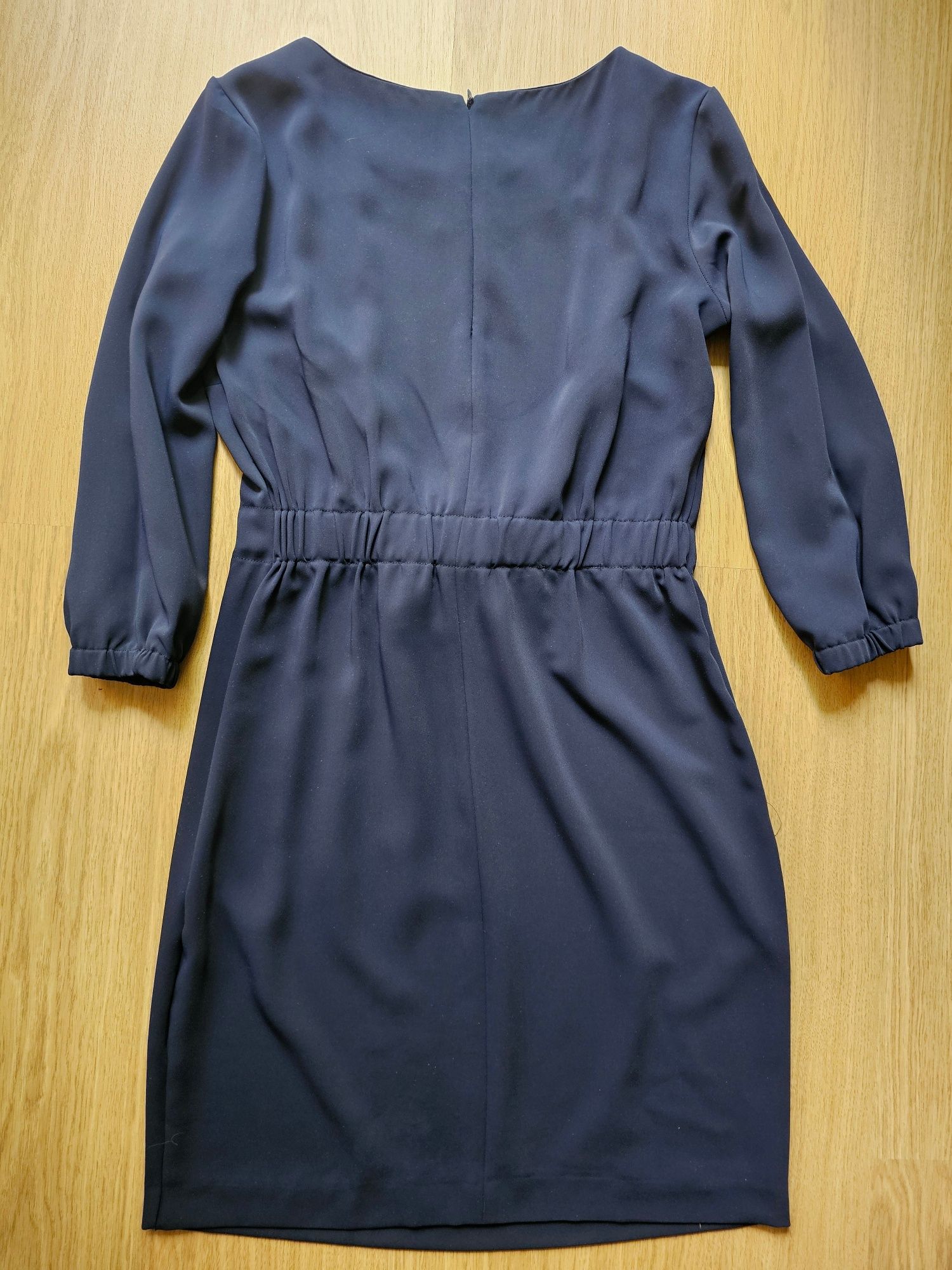 Sukienka office midi granatowa Reserved r. 38