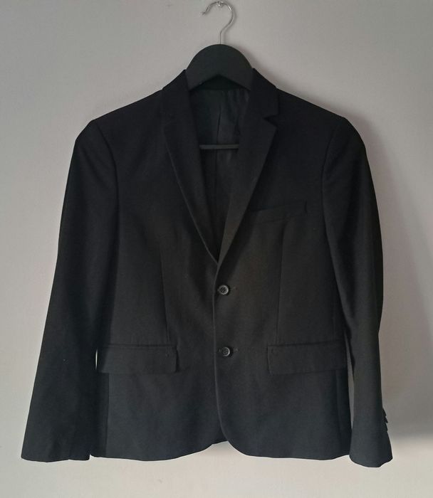 CUBUS czarna marynarka wizytowa na wesele,komunię. Z metki na 12 lat.
