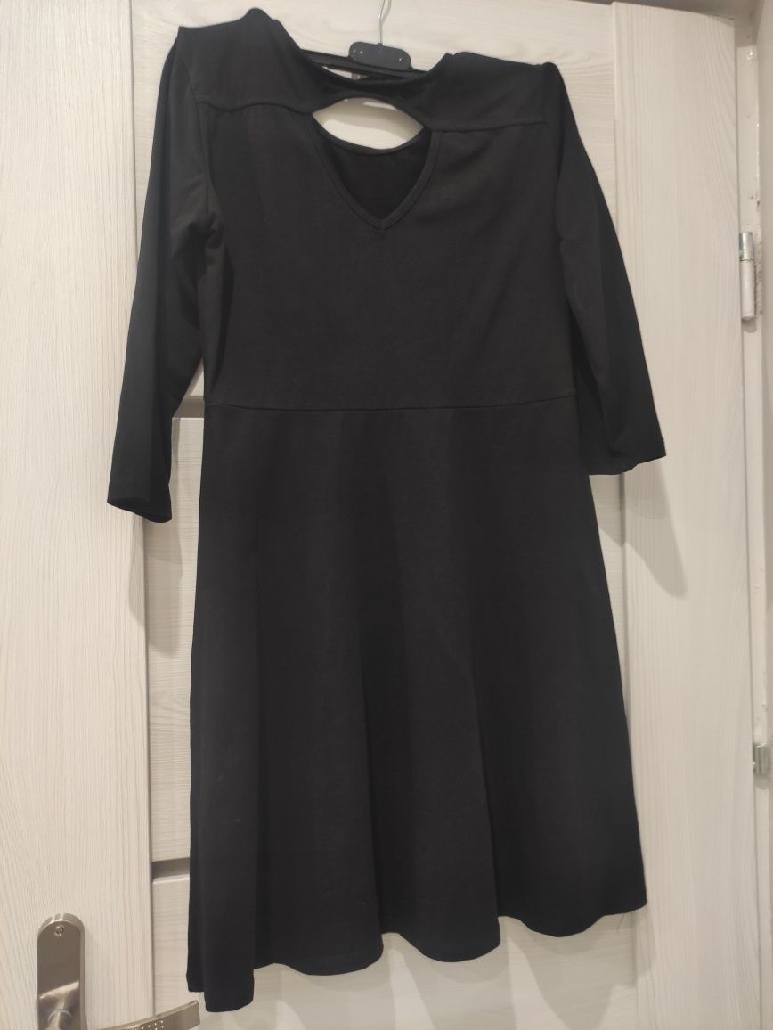 Sukienka czarna 36 bawełna