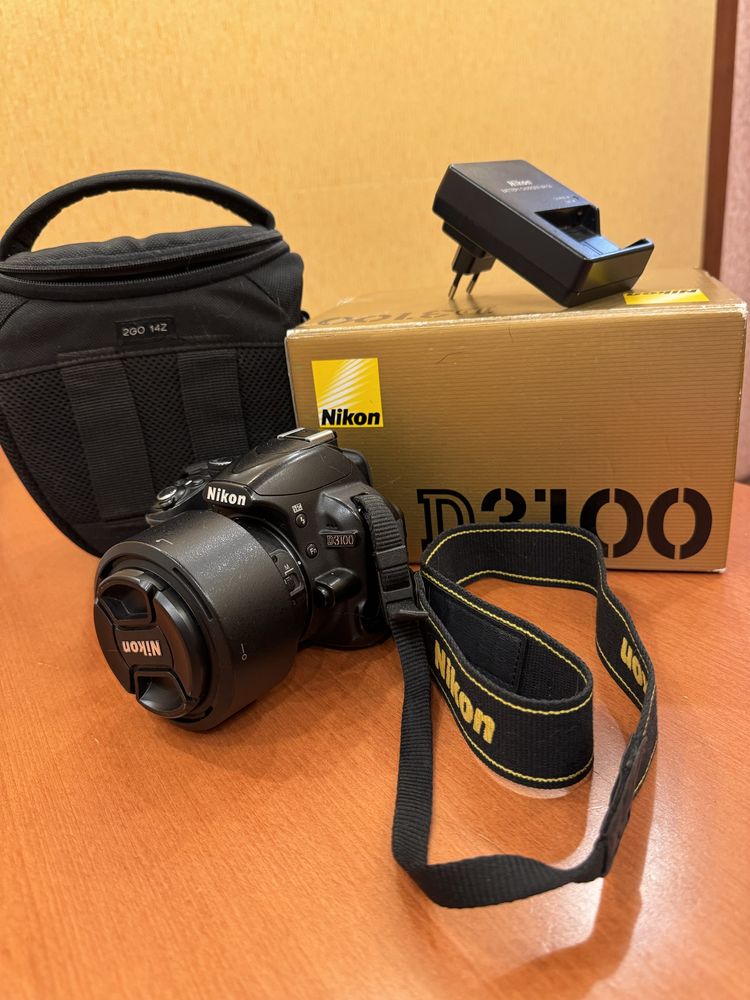 Продам фотоаппарат Nikon D3100 с объектив портретник AF-S NIKKOR 50 mm