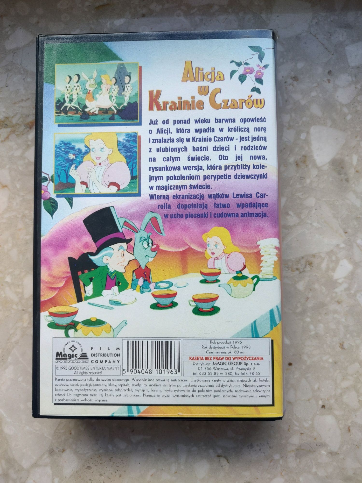 Alicja w krainie Czarów vhs