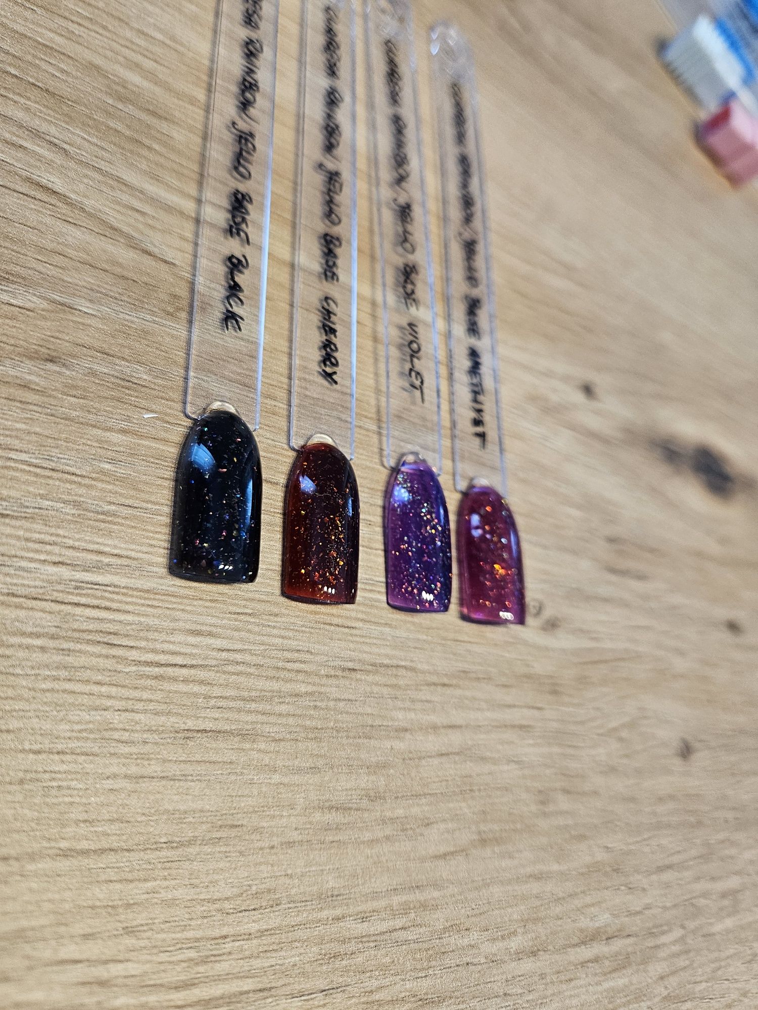 Bazy Claresa Jello base Violet Cherry Ametyst Black + wzorniki gratis