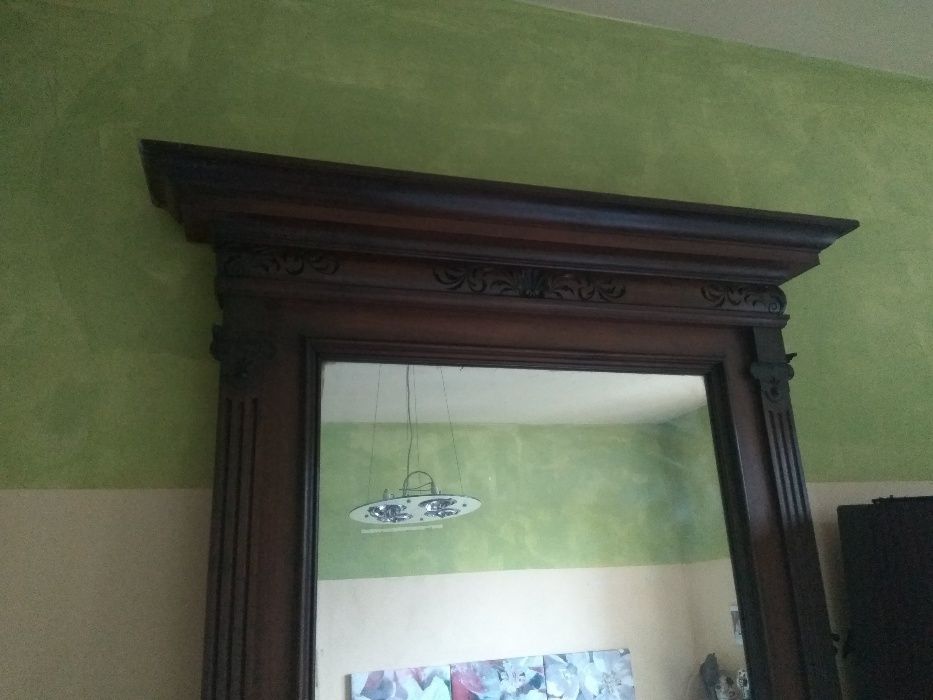 Lustro eklektyczne z przełomu XIX/XX wieku OKAZJA antyk z certyfikatem