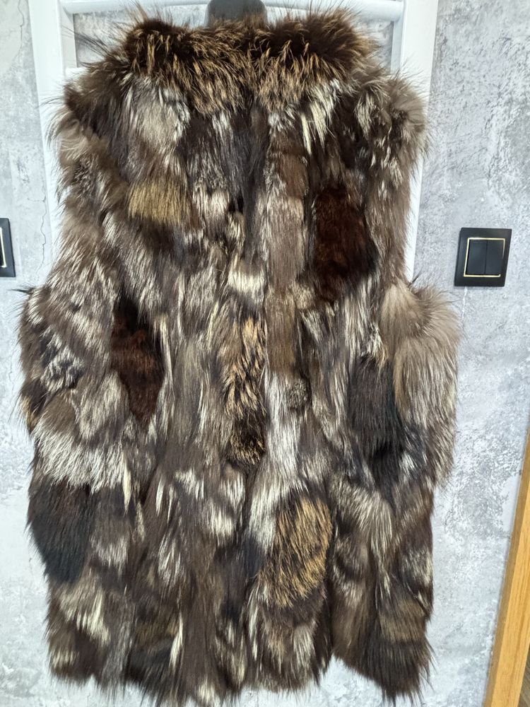 Kamizelka z naturalnej skóry