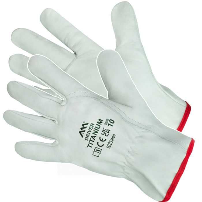 Шкіряні робочі рукавиці, Кожаные рабочие перчатки Код 440